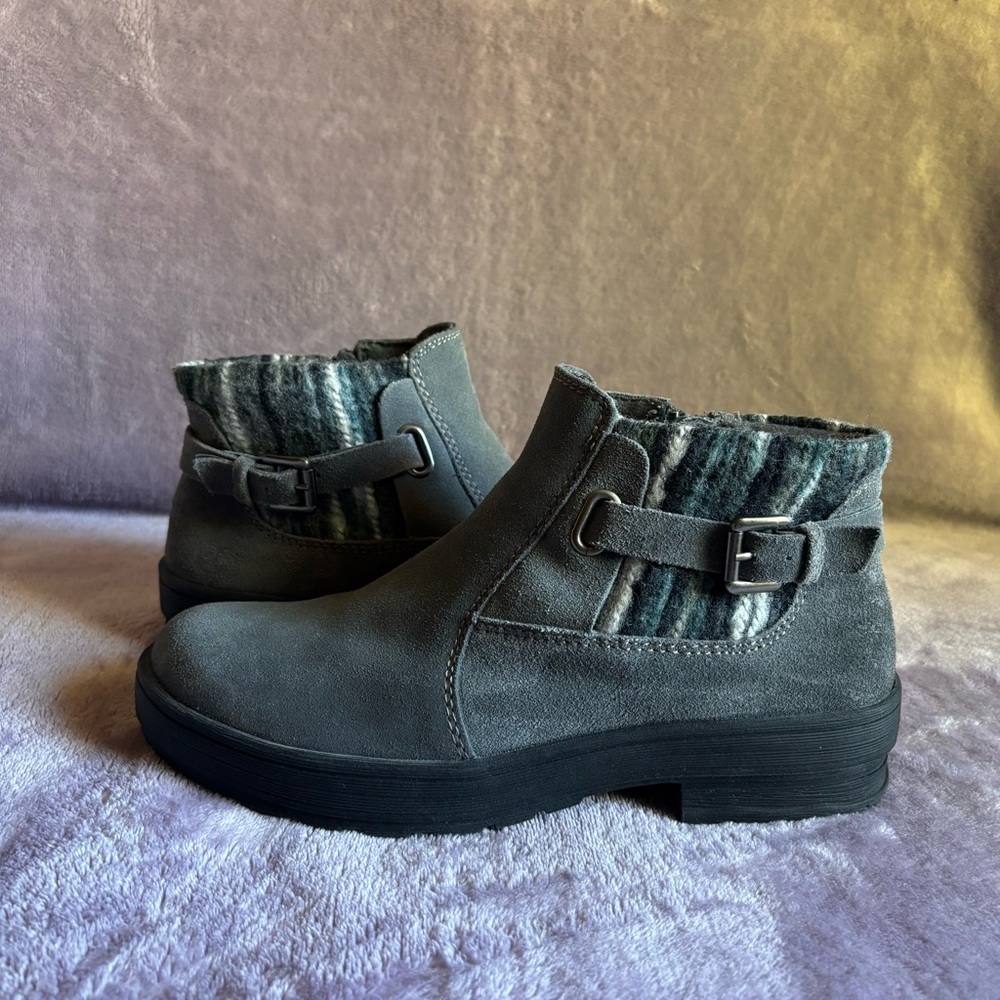 Earth Origins Water Repellent SuedeLeather Ankle Boots Tate Women's Size 8
